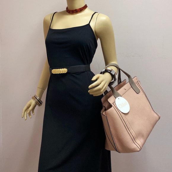 Chloe Alison Cement Pink Shoulder Bag - Picture 2 of 11
